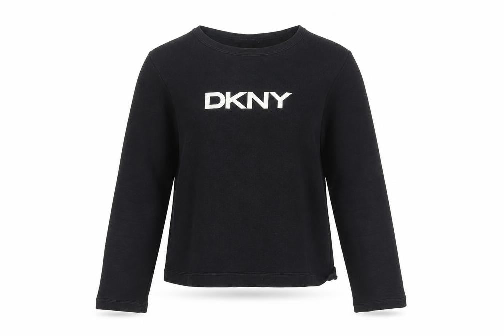 DKNY Women's Black Pullover Sweatshirt M