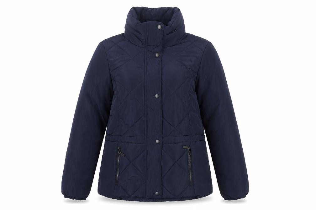 Marks & Spencer Women's Blue Puffer Jacket Size 10 - Winter Essential