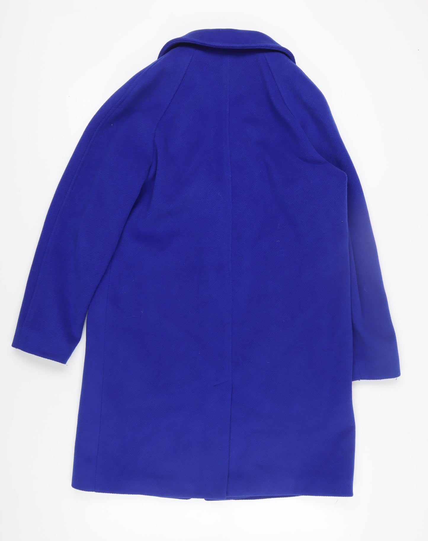 Marks and Spencer Women's Blue Overcoat - Size 12