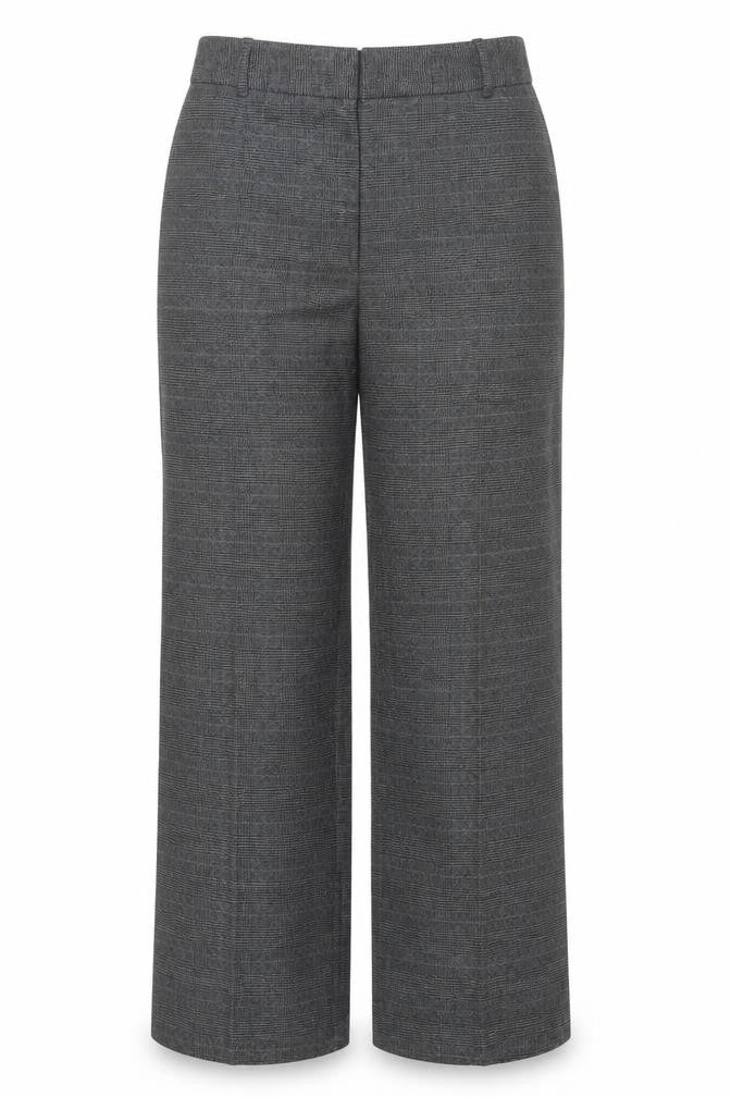 Next Women's Grey Check Dress Pants Size 12