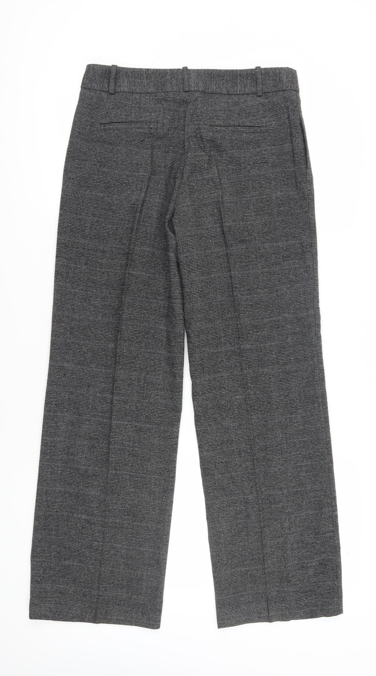 Next Women's Grey Check Dress Pants Size 12
