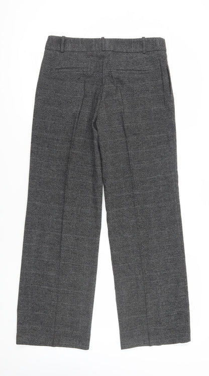Next Women's Grey Check Dress Pants Size 12