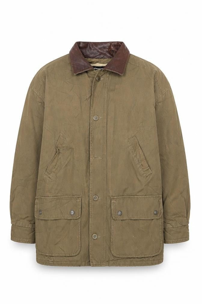 LodeStone Men's Brown Military Jacket S