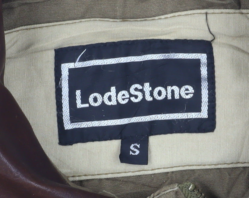LodeStone Men's Brown Military Jacket S