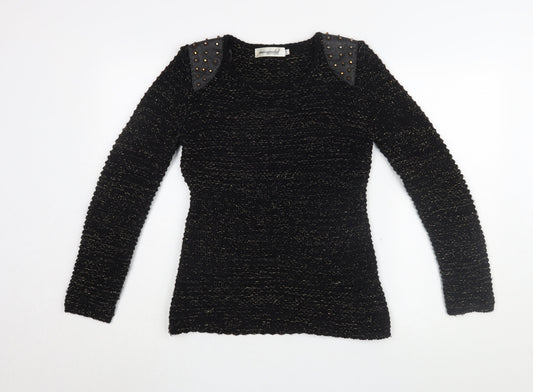 Missguided Women's Black Pullover Jumper S