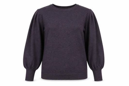 Front view of Roman Women's Purple jumper, size 12