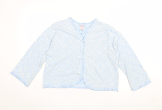 Lovlux Women's Blue Cardigan Floral Size L