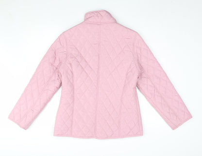Pure & Natural Women's Pink Quilted Jacket Size S