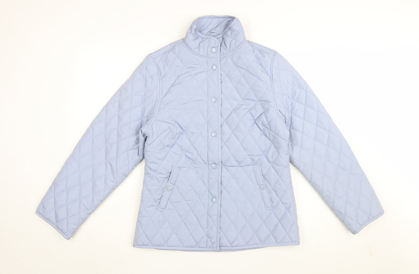 Pure & Natural Women's Blue Quilted Jacket S Casual