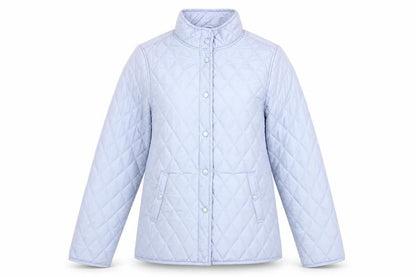 Pure & Natural Women's Blue Quilted Jacket S Casual