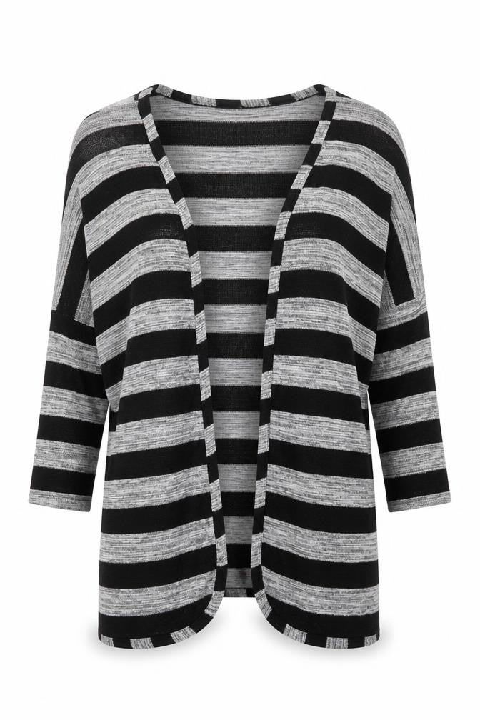 Izabel London Women's Multicoloured Striped Cardigan Size 10