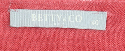 Betty & Co Women's Pink Pullover Jumper Size 12