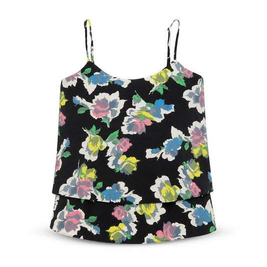 Oasis Women's Multicoloured Floral Camisole Blouse