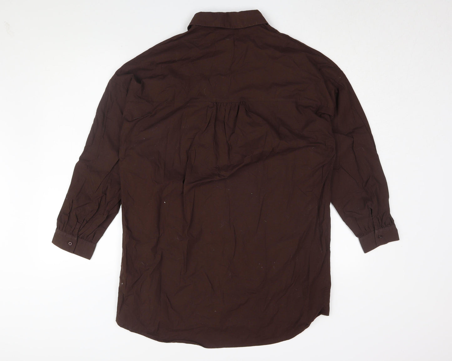 Vero Moda Women's Brown Shirt Dress XS, Cotton Casual