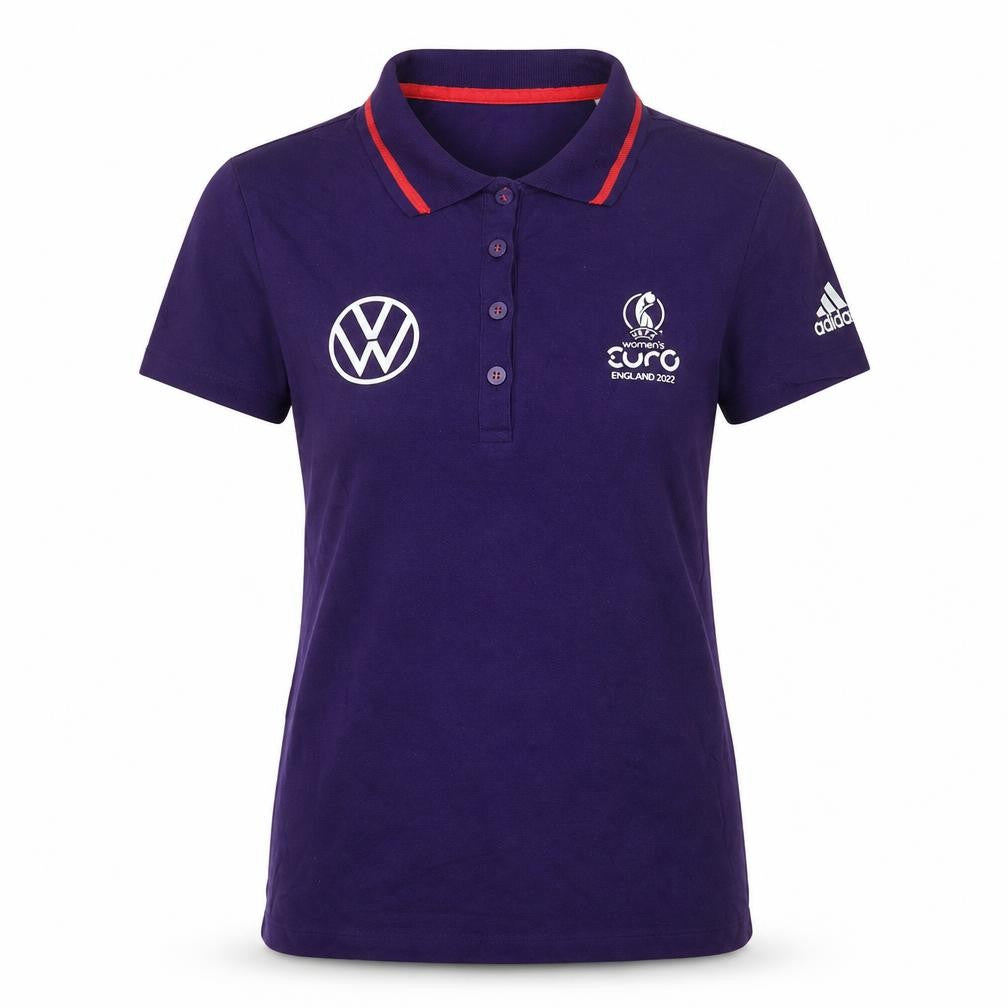 Adidas Women's Purple Polo Shirt - Size S
