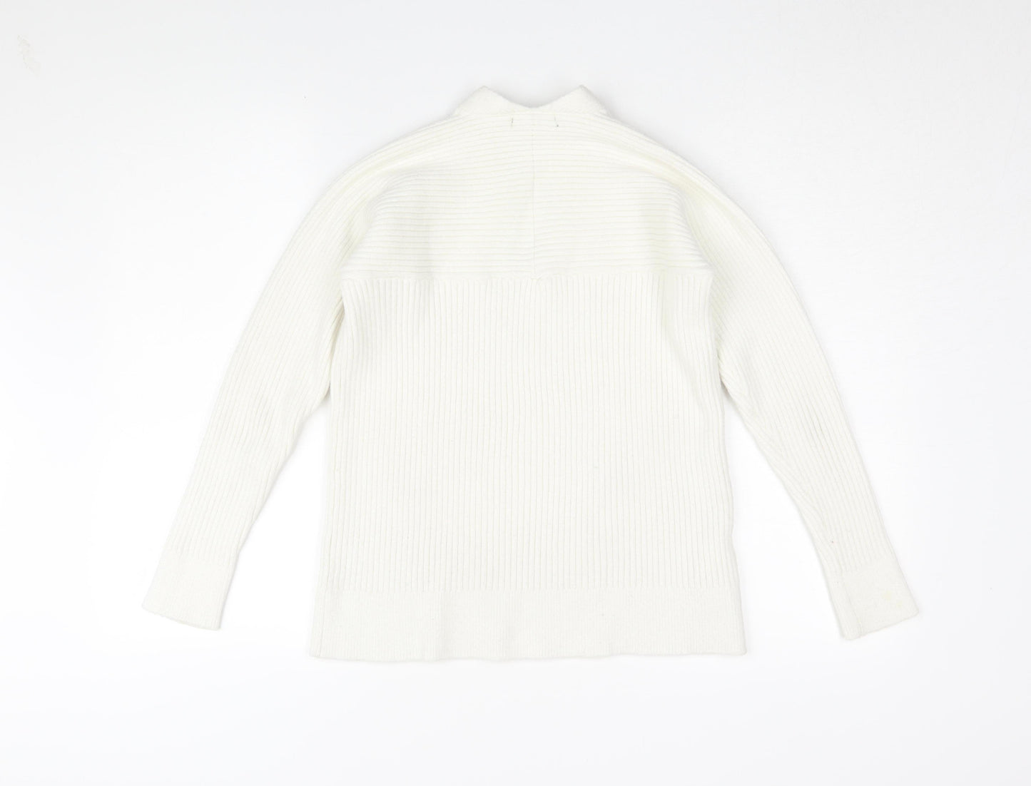 Mango Women’s Ivory Pullover V-Neck Jumper S