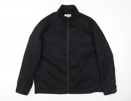 Men's XL Black Military Jacket by Marks and Spencer