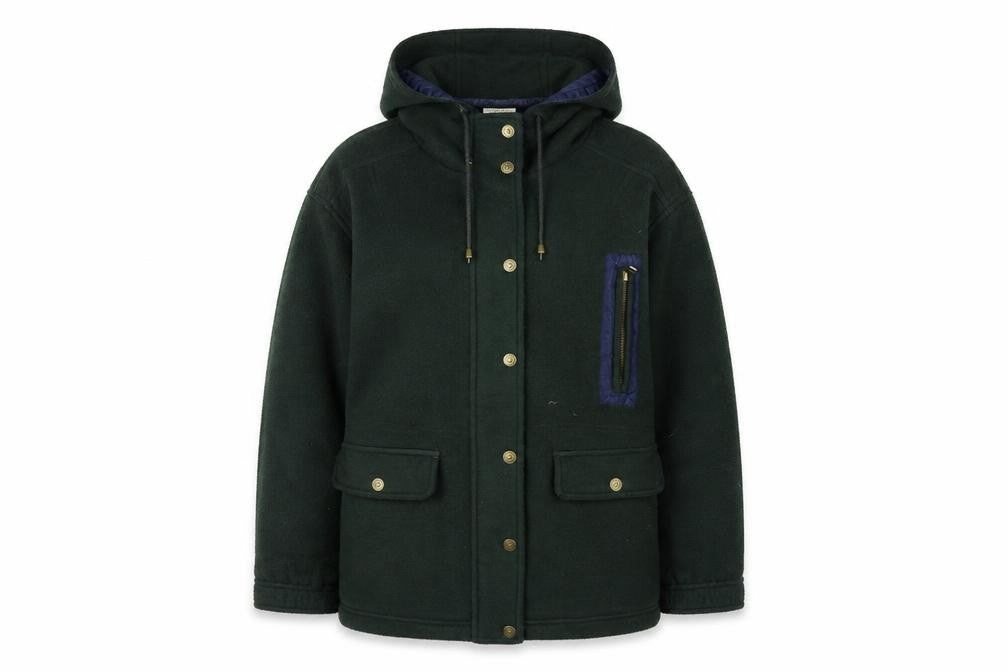 Next Women's Green Parka Jacket, Size S, Hooded