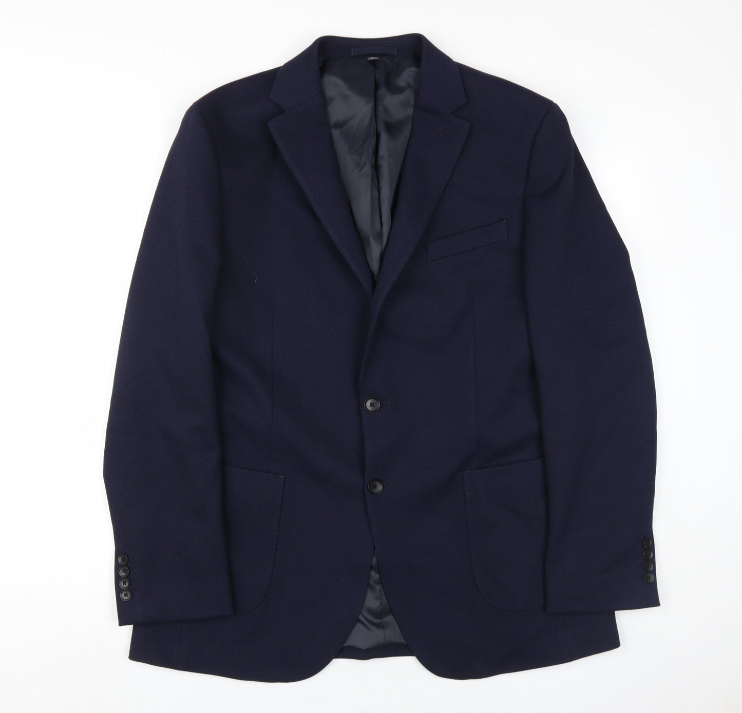 Marks and Spencer Men's Blue Blazer 42 Long