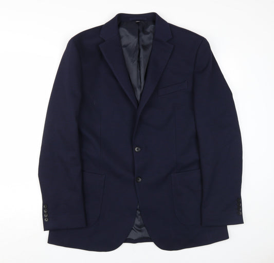 Marks and Spencer Men's Blue Blazer 42 Long