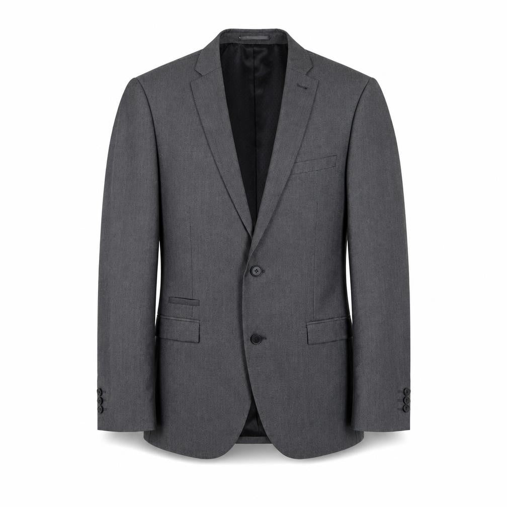 Next Men's Grey Blazer 40R Regular Fit Single-Breasted