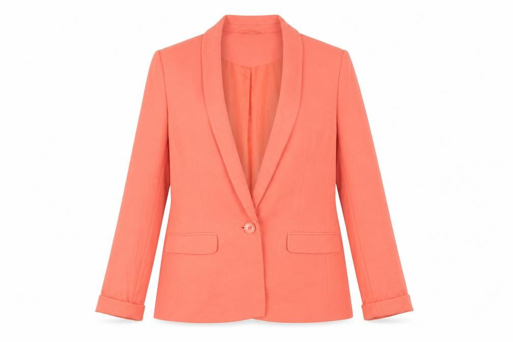Oasis Women's Pink Blazer, Size 8, Casual Classic