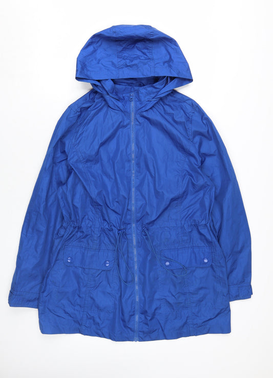 St John's Bay Men's Blue XL Windbreaker Jacket