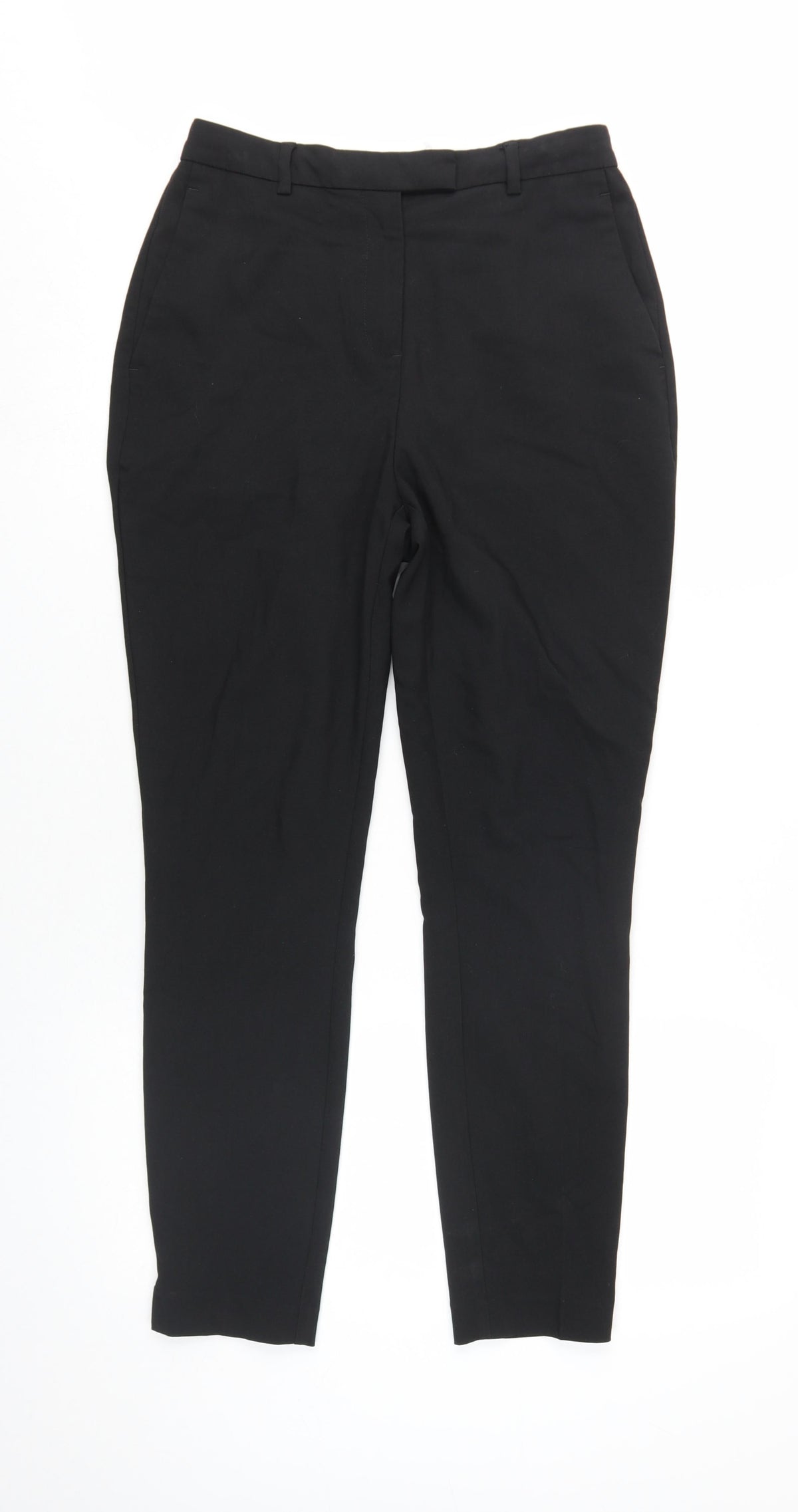 Next Women's Black Straight Trousers Size 8 Workwear