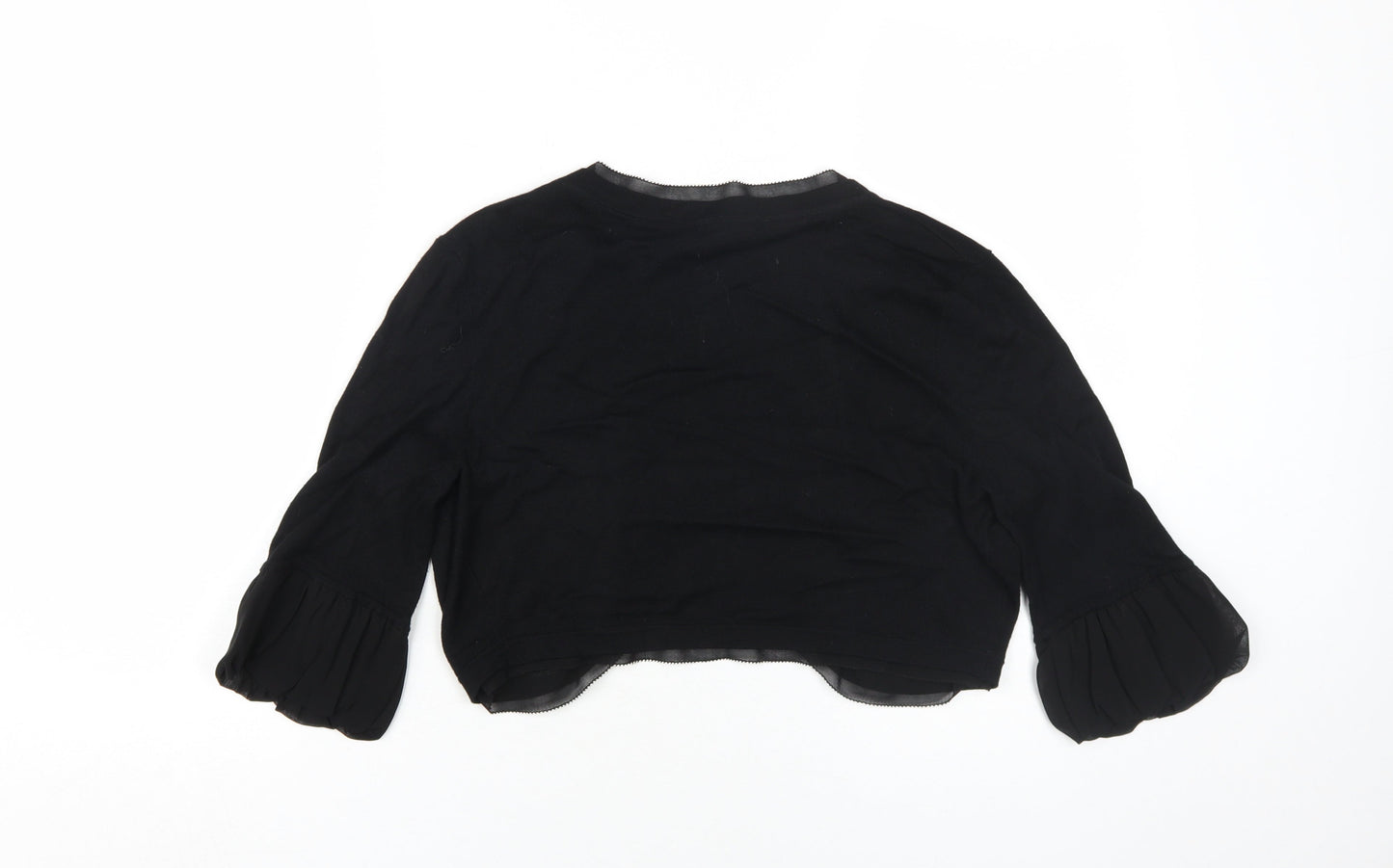 Coast Women's Black 3/4 Sleeve Shrug M