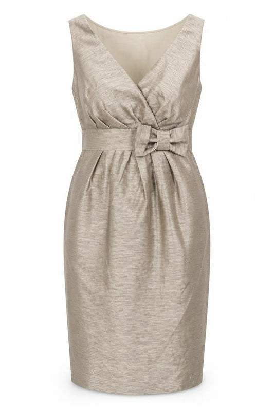 Principles Women's Beige Sleeveless Sheath Dress Size 12