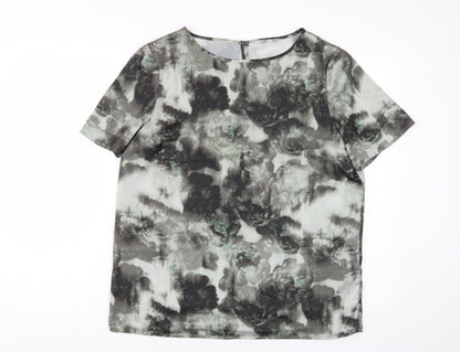 Next Women's Multicoloured Floral Blouse Size 14