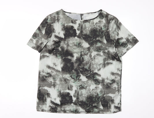 Next Women's Multicoloured Floral Blouse Size 14
