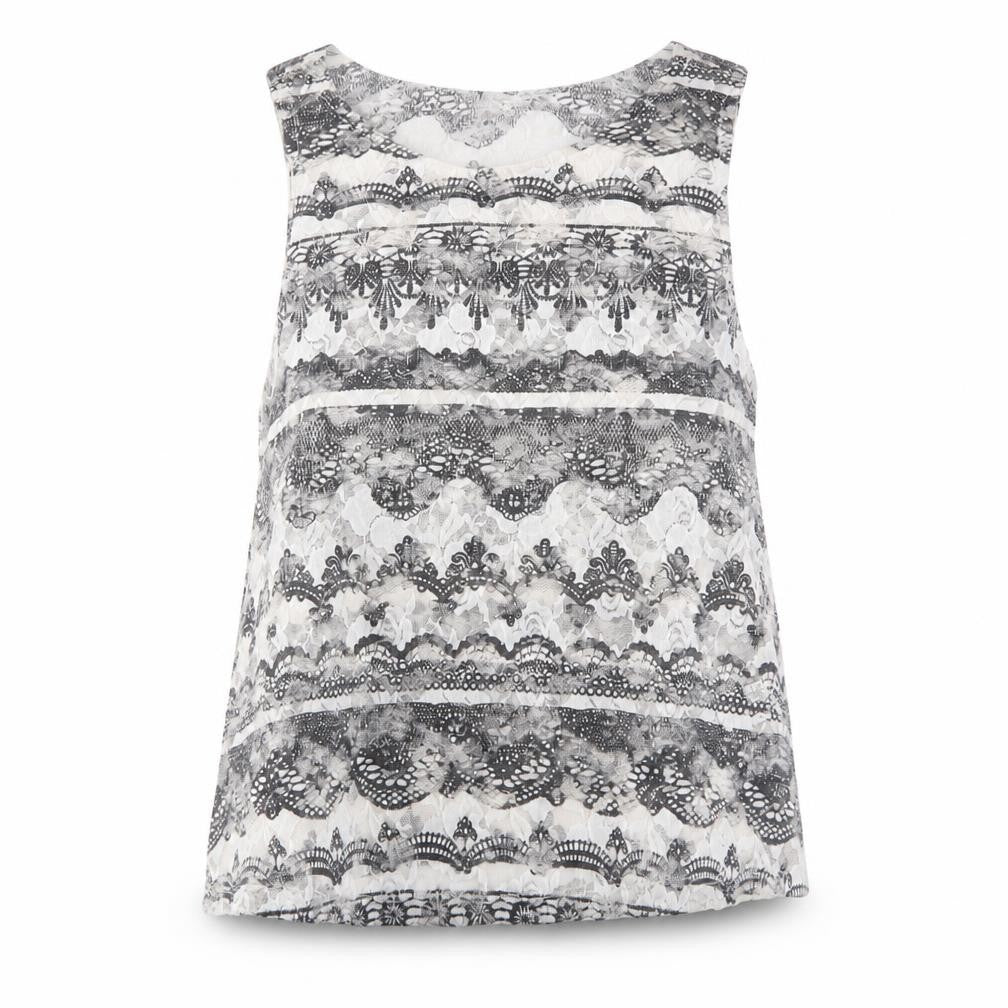 Topshop Women's Multi Lace Tank Top Size 6