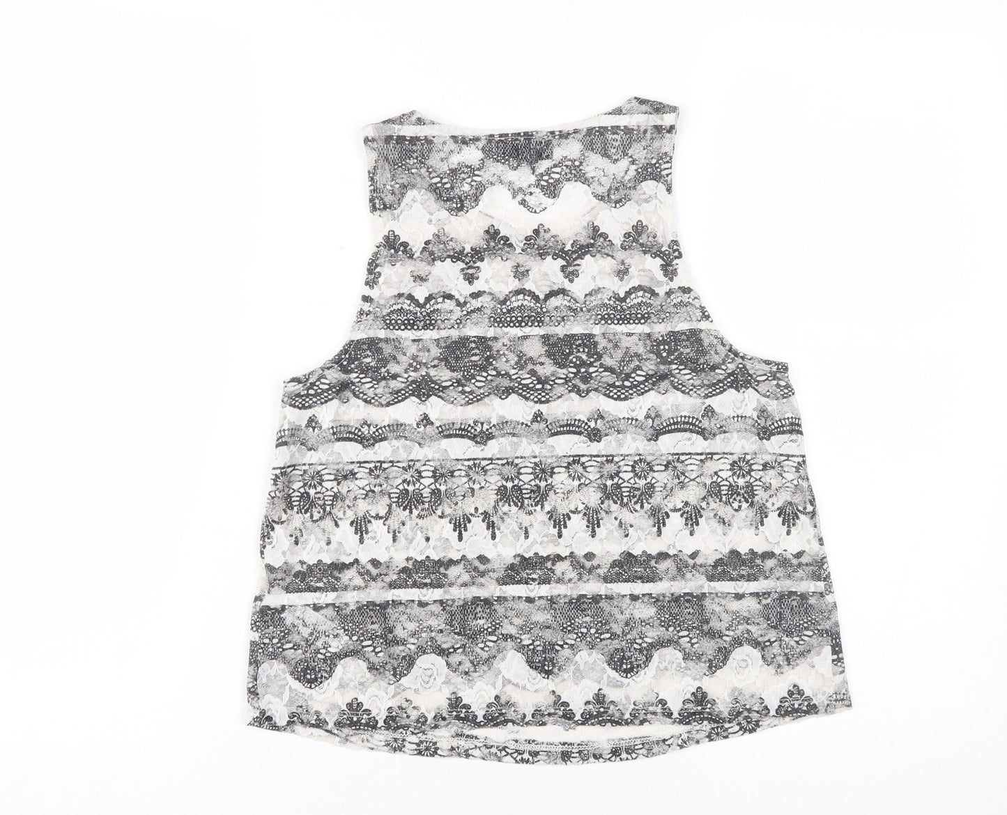 Topshop Women's Multi Lace Tank Top Size 6
