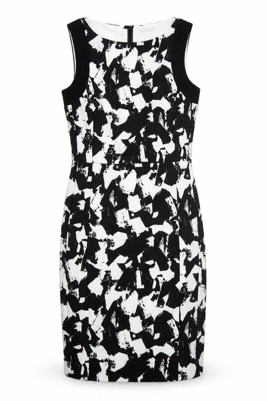 H&M Women's Sheath Dress, Black & White, Size 10, Spring