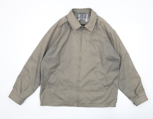 Greenwoods Men’s Beige Bomber Jacket M Regular Casual