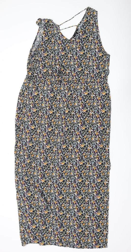 Vero Moda Women's Multicoloured Floral Tank Dress XXL