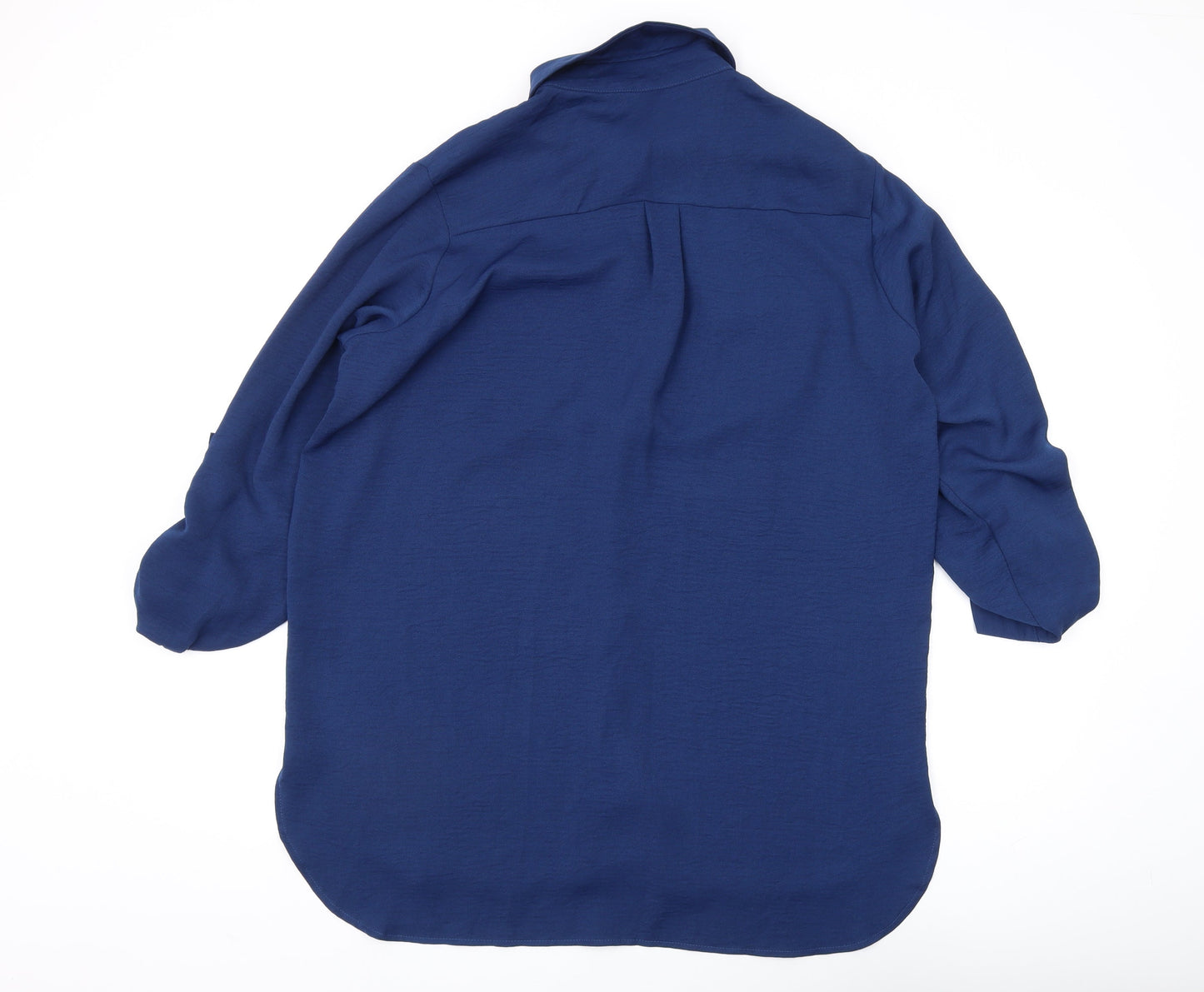Johnny Favourite Women's Blue Button-Up Shirt Size 16