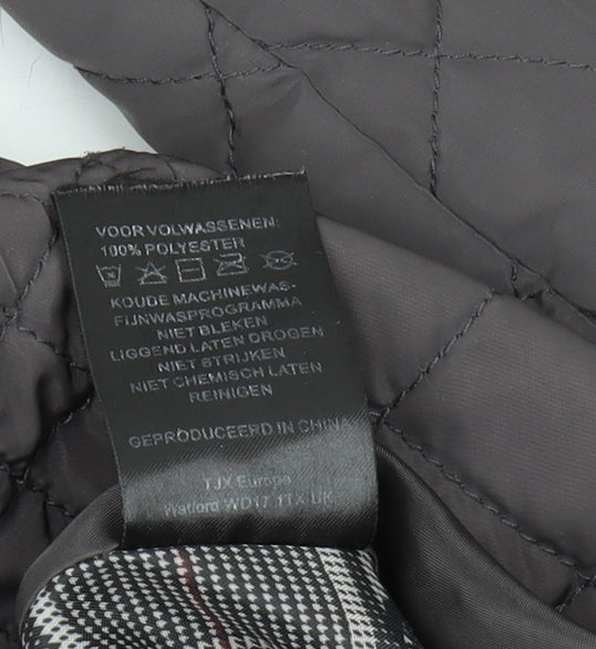 Arabella & Addison Women's Grey Quilted Puffer Jacket