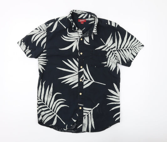 Arizona Jean Co Men's Black Tropical Shirt M