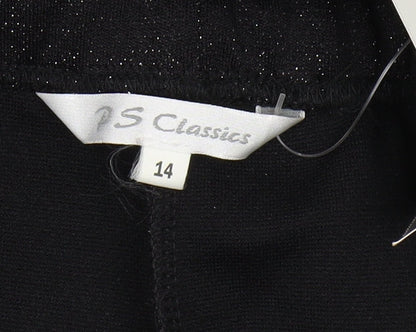 P S Classics Women's Black Trousers Size 14