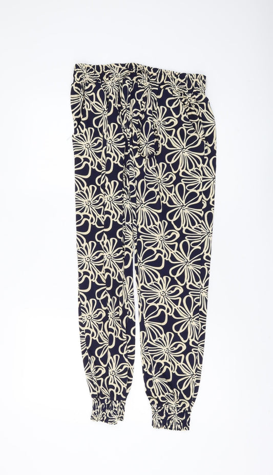 DODO Women's Floral Multicoloured Jogger Trousers XL/XXL
