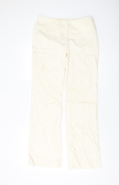 Warehouse Ivory Women's Trousers Size 10