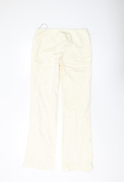 Warehouse Ivory Women's Trousers Size 10