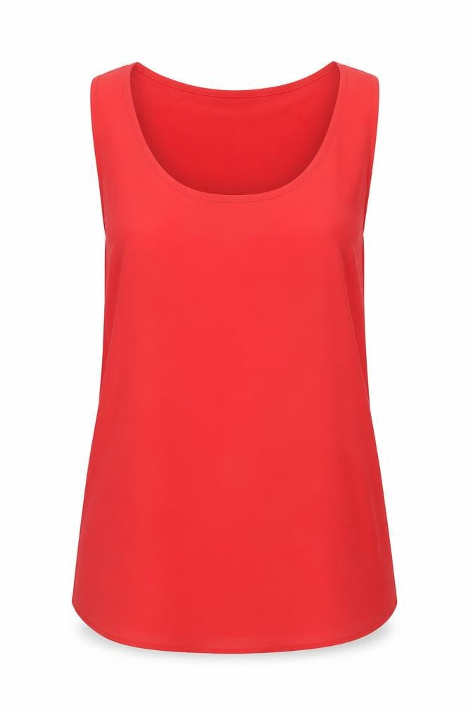 French Connection Women's Red Tank Top Size S