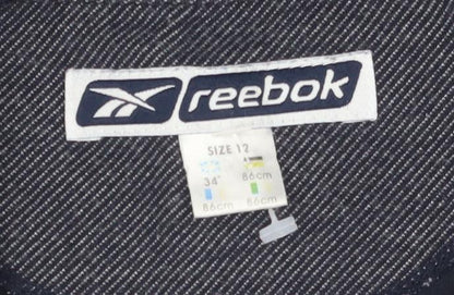 Reebok Women's Black Cotton T-Shirt Size 12
