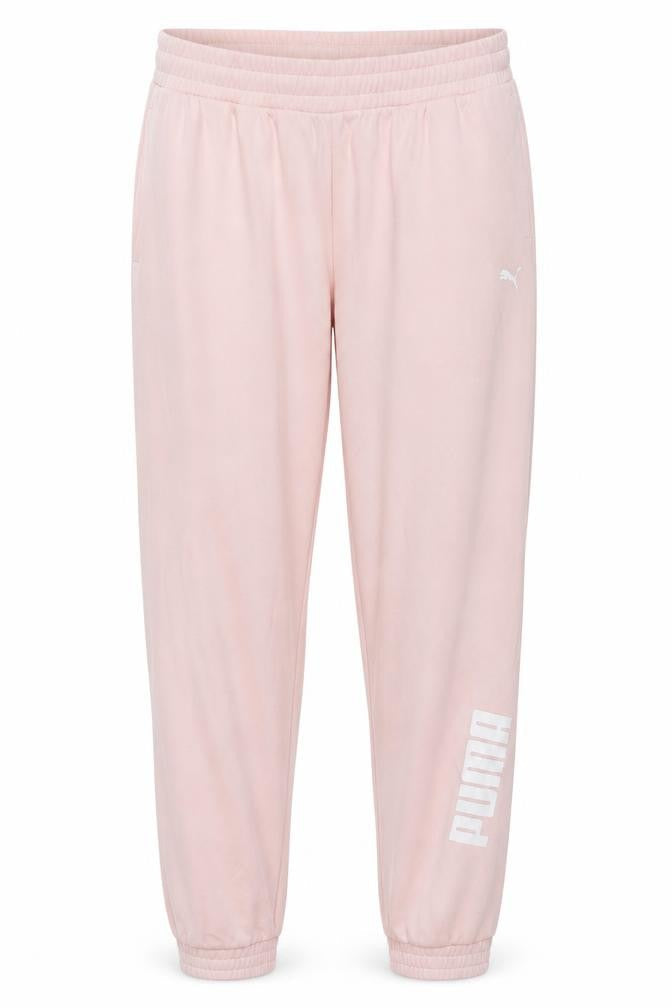 Puma Women's Pink Jogger Trousers, L, Gym & Yoga