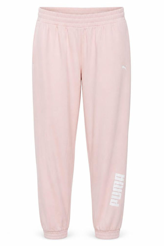 Puma Women's Pink Jogger Trousers, L, Gym & Yoga