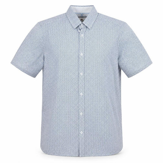 Ditch Plains Men's Blue Geometric Shirt Size S