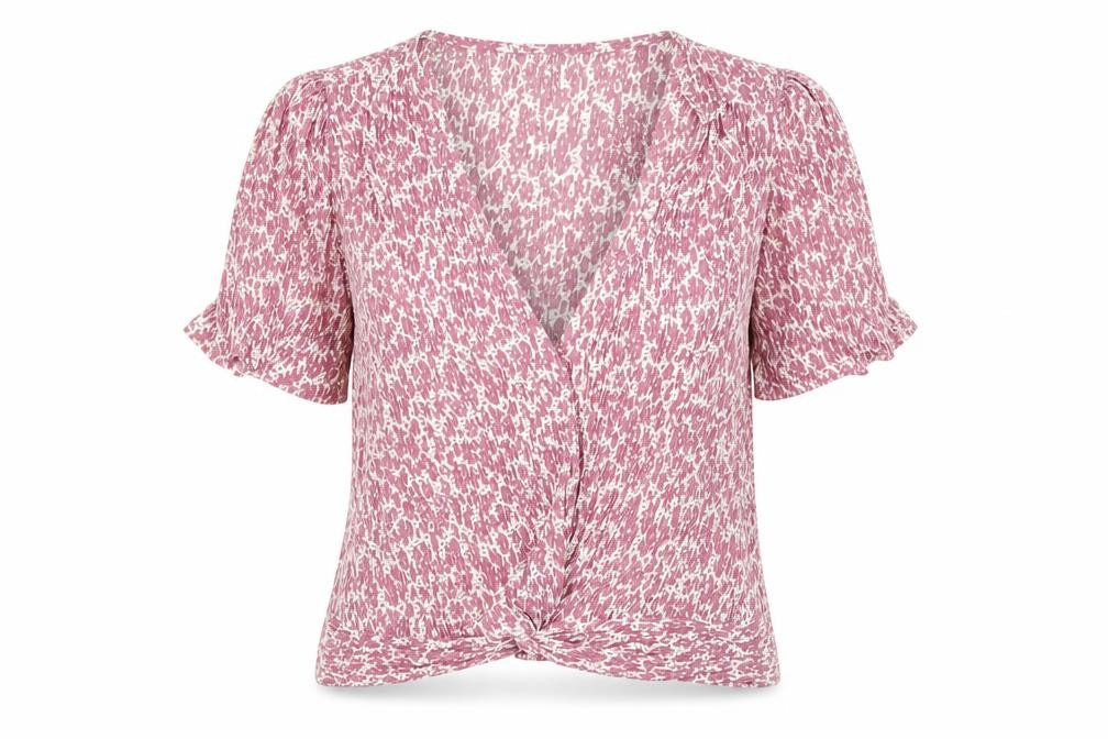 MNG Women's Multicoloured Wrap Blouse Size M